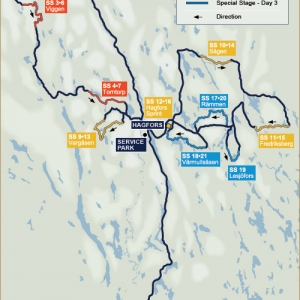 Rally Sweden 2010 mappa