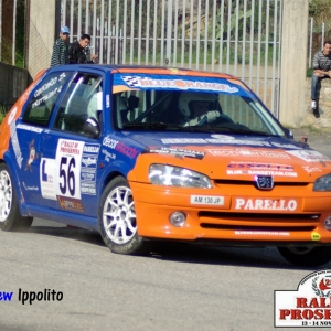 Giuseppe Frattalemi al Rally Di Proserpina 2010