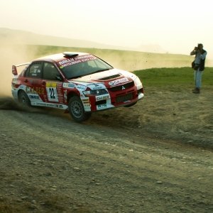 lancer evo 9 al rally san crispino