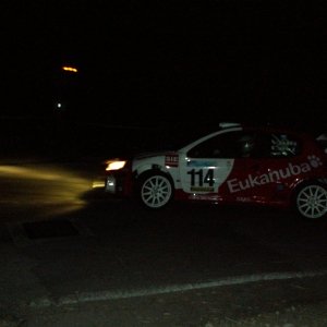 206 wrc nella notte....