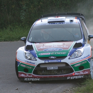 Fiesta in the dusty tarmac