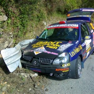 50 rally di sanremo Gallo-Lupi crash