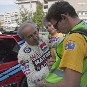 Beppe Volta mi autografa il giubbetto!