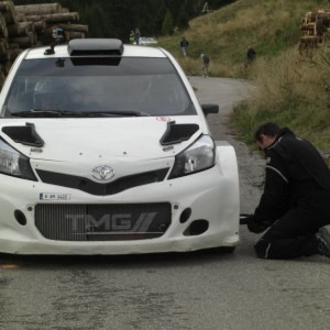 Seconda giornata di test Yaris WRC Toyota 2015